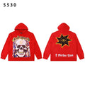 Godspeed Skull Sun Graphic Hoodie ¡ª front