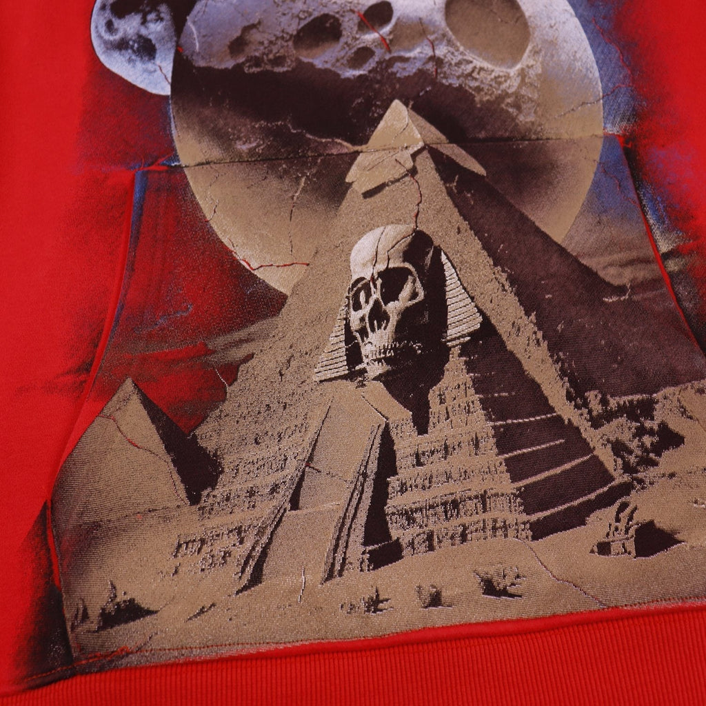 Godspeed Victory Toast Skull Graphic Hoodie ¡ª detail