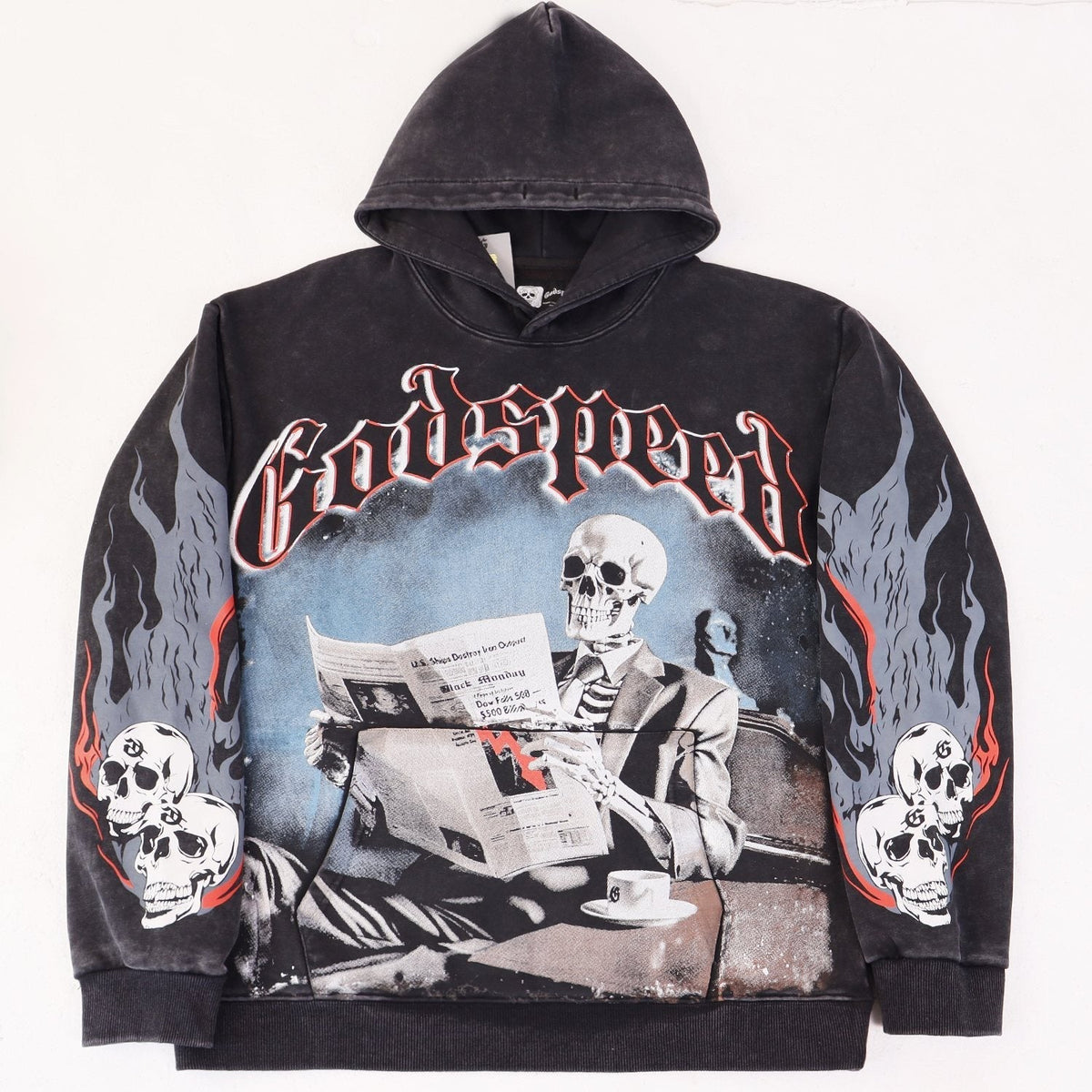Godspeed Black Monday Skeleton Graphic Hoodie ¡ª hero