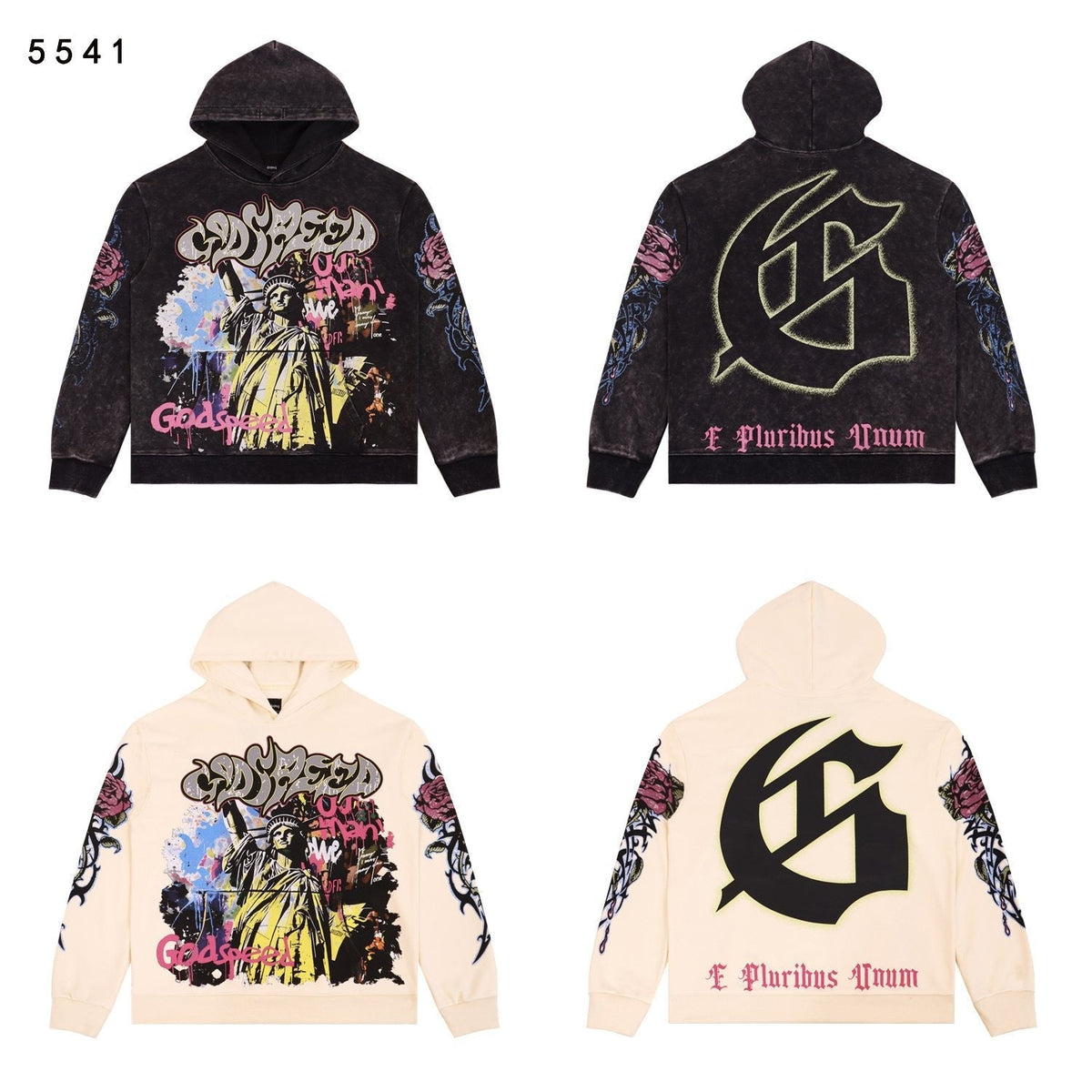 Godspeed E Pluribus Unum Graphic Hoodie ¡ª comparison