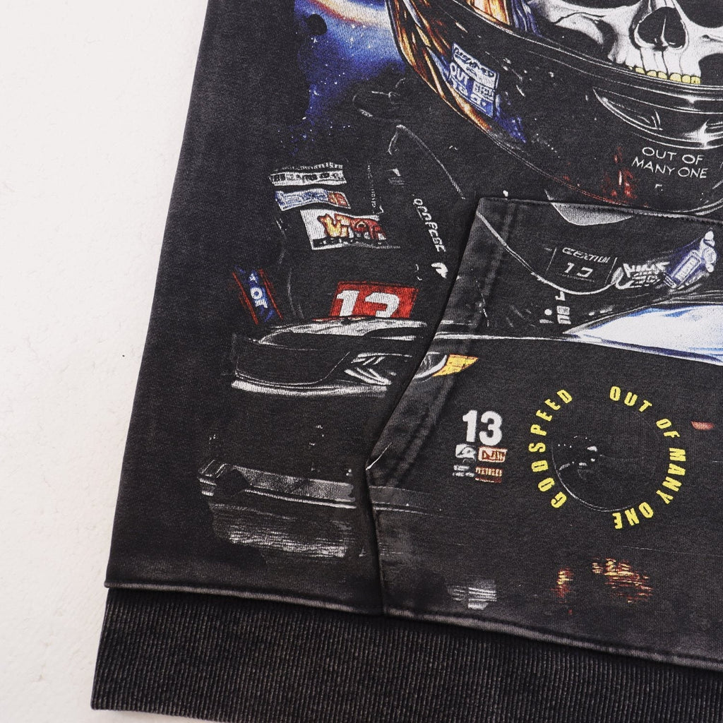 Godspeed Racing Graphic Washed Hoodie ¡ª detail