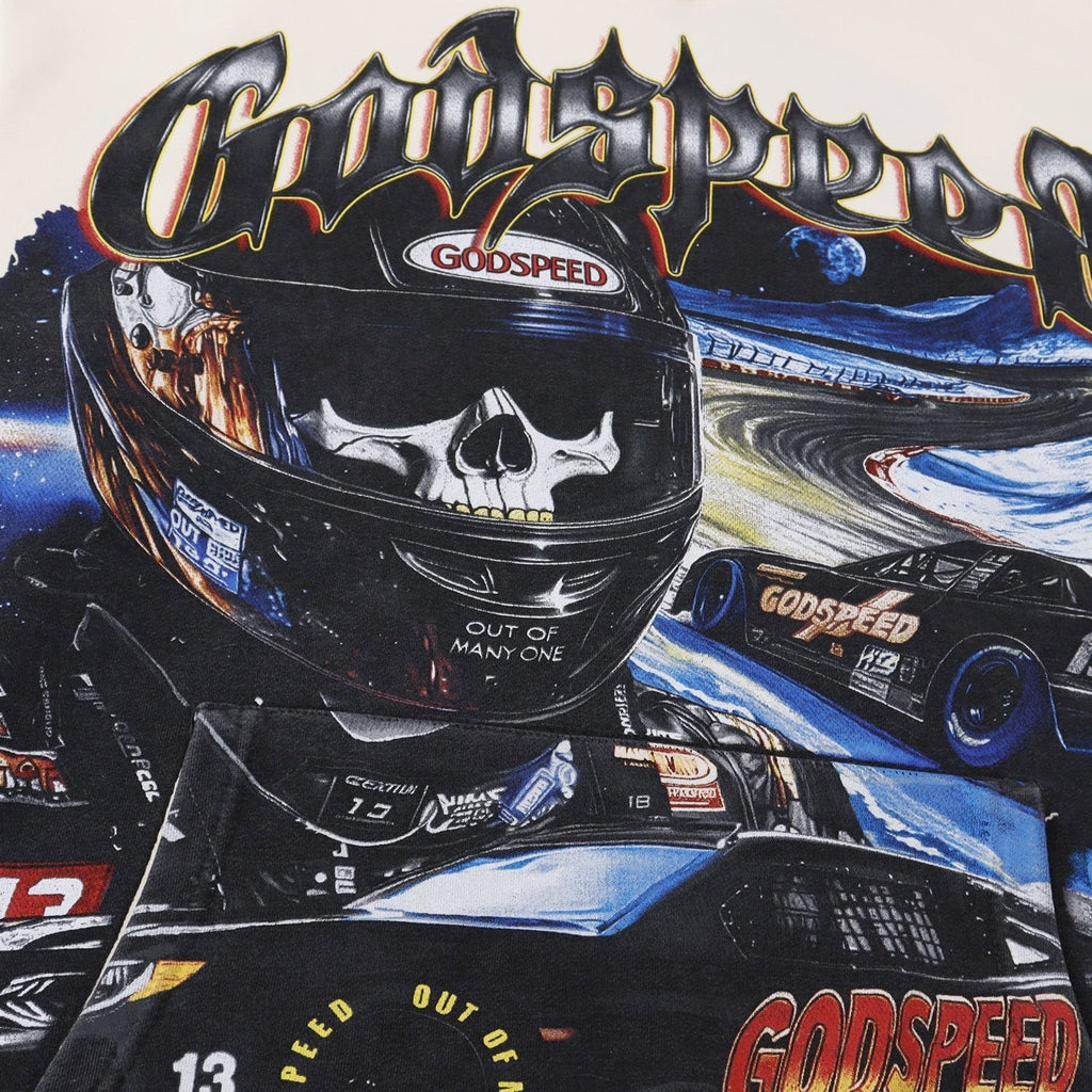 Godspeed Racing Graphic Washed Hoodie ¡ª detail