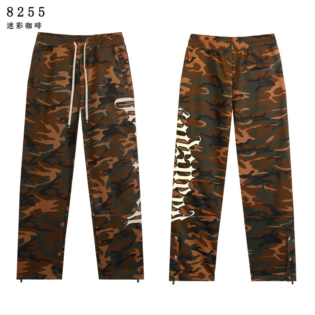 Godspeed Camo Embroidered Hoodie & Pants Matching Set ¡ª front