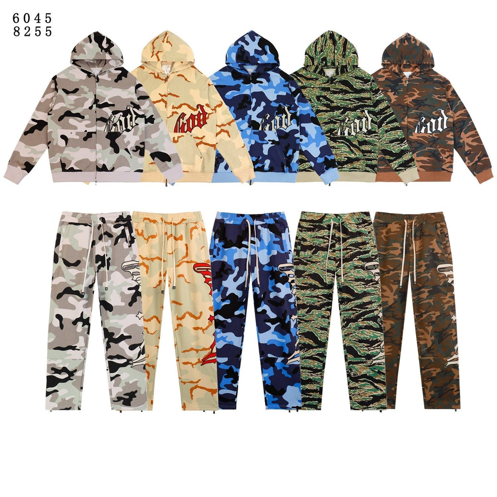 Godspeed Camo Embroidered Hoodie & Pants Matching Set ¡ª comparison