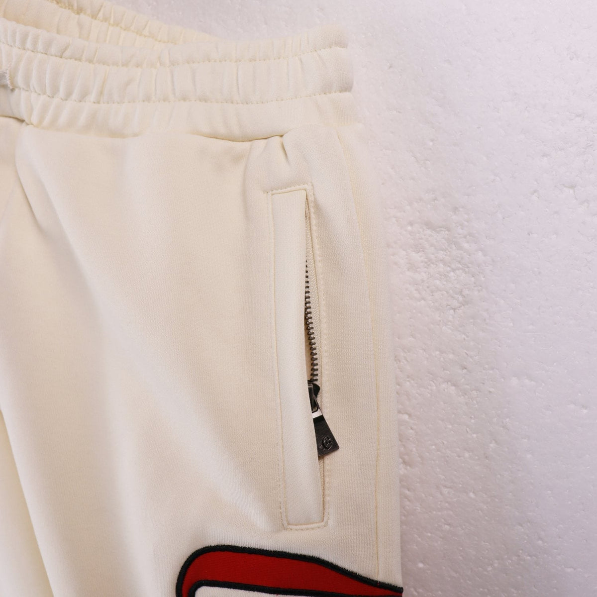 Godspeed Red Gothic Print Zip Hoodie Tracksuit Set ¡ª detail