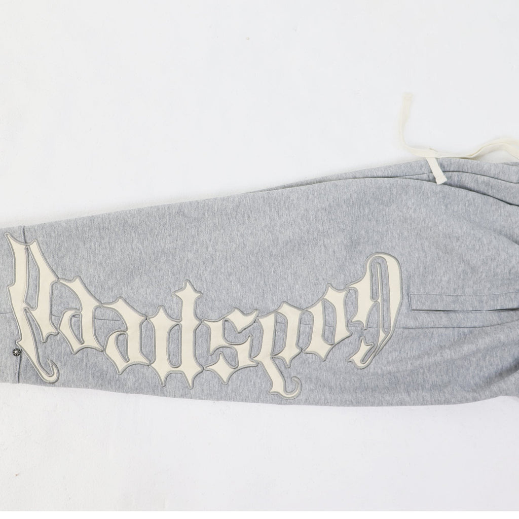 Godspeed White Gothic Zip Hoodie & Jogger Matching Set ¡ª detail