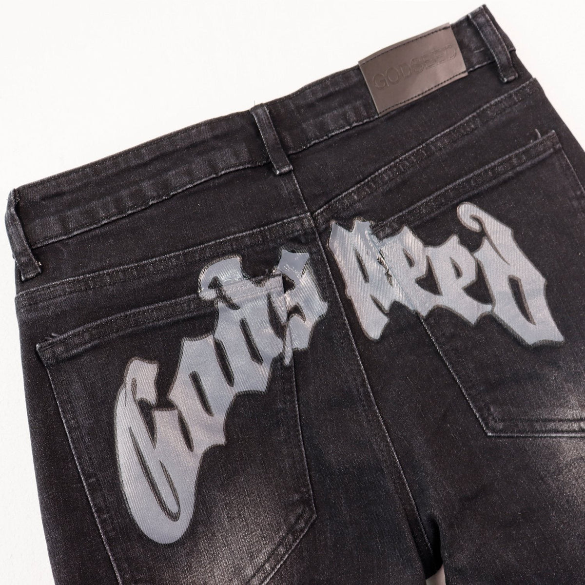 Godspeed Washed Distressed Jeans ¡ª detail