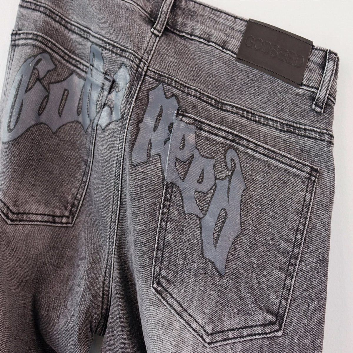 Godspeed Washed Distressed Jeans ¡ª detail