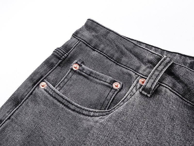 Purple Brand Gray Washed Jeans ¡ª detail