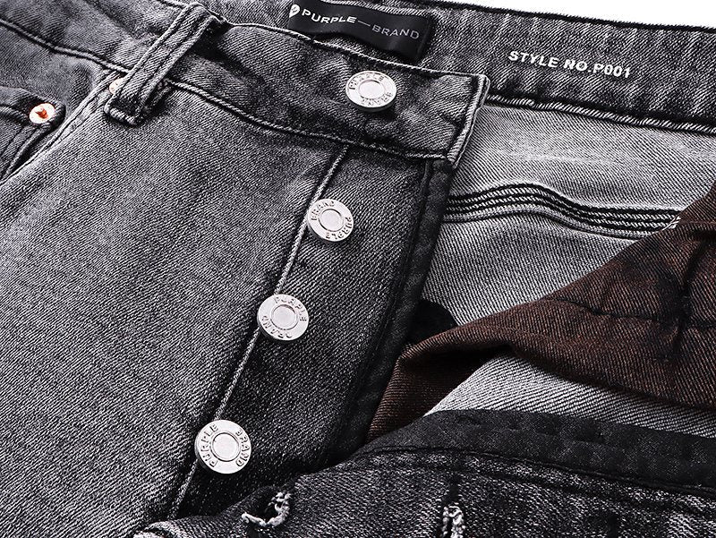 Purple Brand Gray Washed Jeans ¡ª detail
