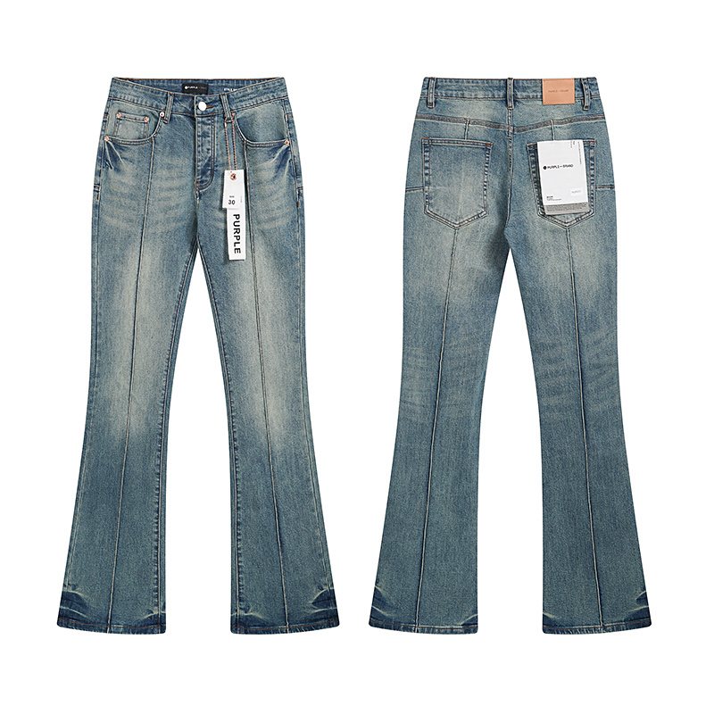 Purple Brand Light Blue Flared Jeans ¡ª hero