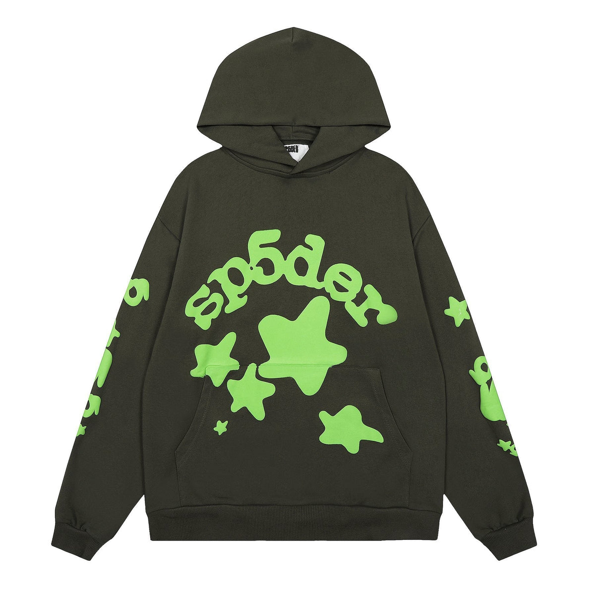 Sp5der Graphic Hoodie & Jogger Matching Set ¡ª front