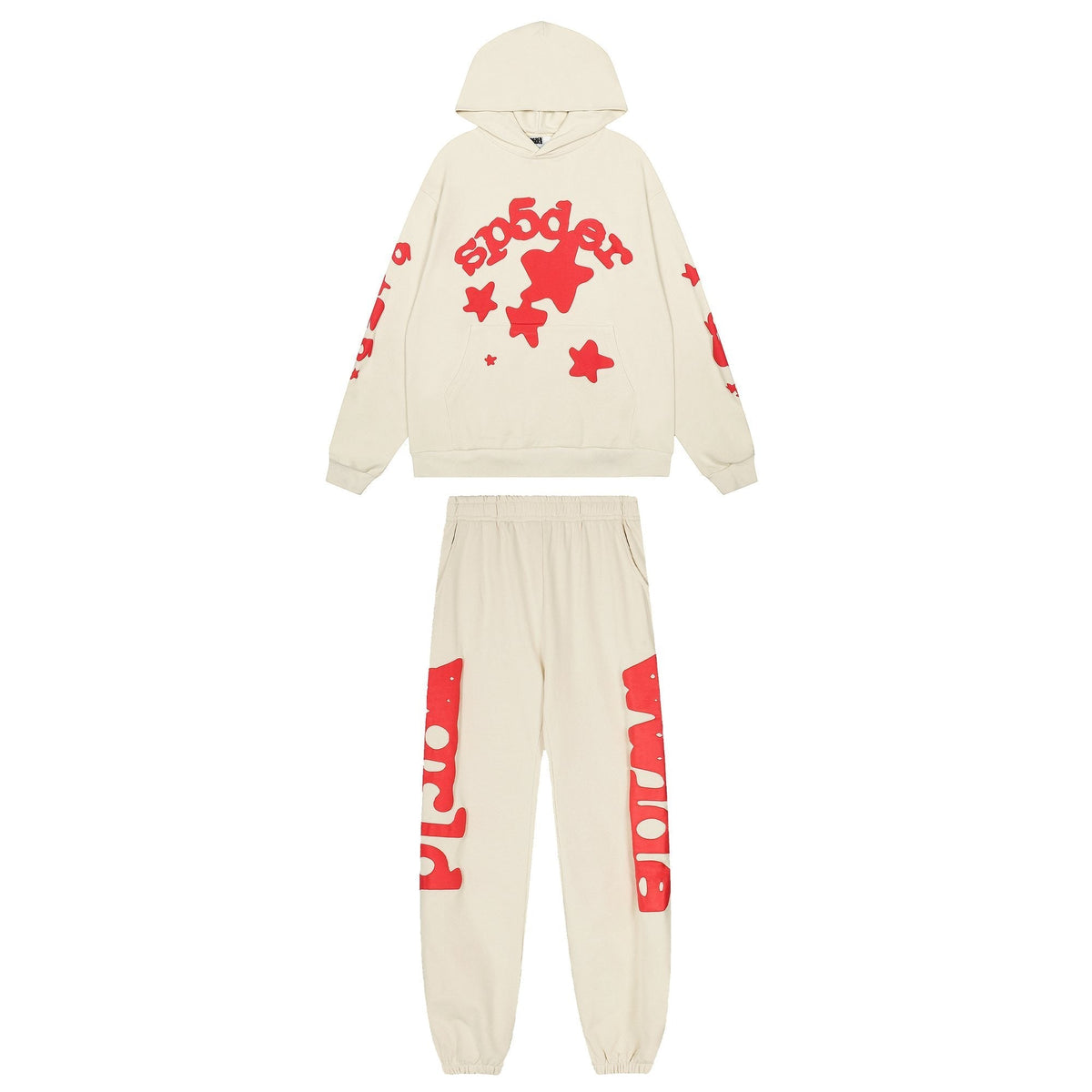Sp5der Graphic Hoodie & Jogger Matching Set ¡ª hero