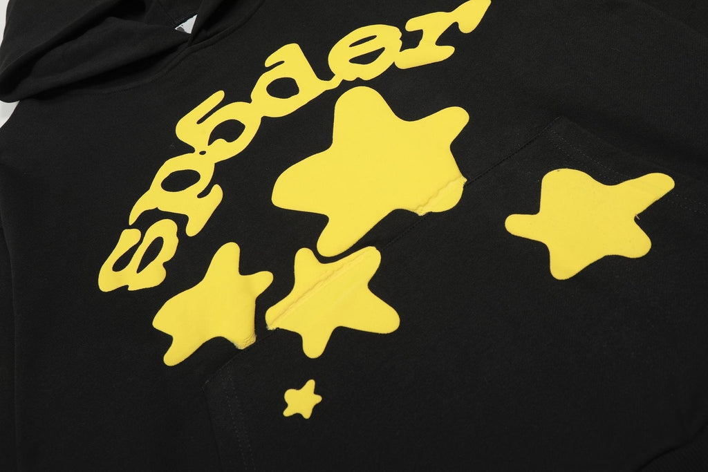 Sp5der Graphic Hoodie & Jogger Matching Set ¡ª detail