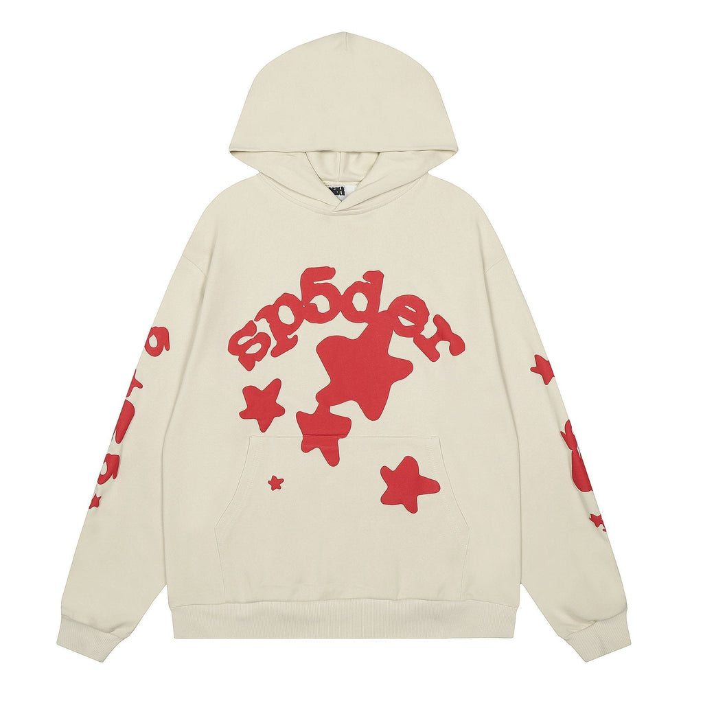 Sp5der Graphic Hoodie & Jogger Matching Set ¡ª front