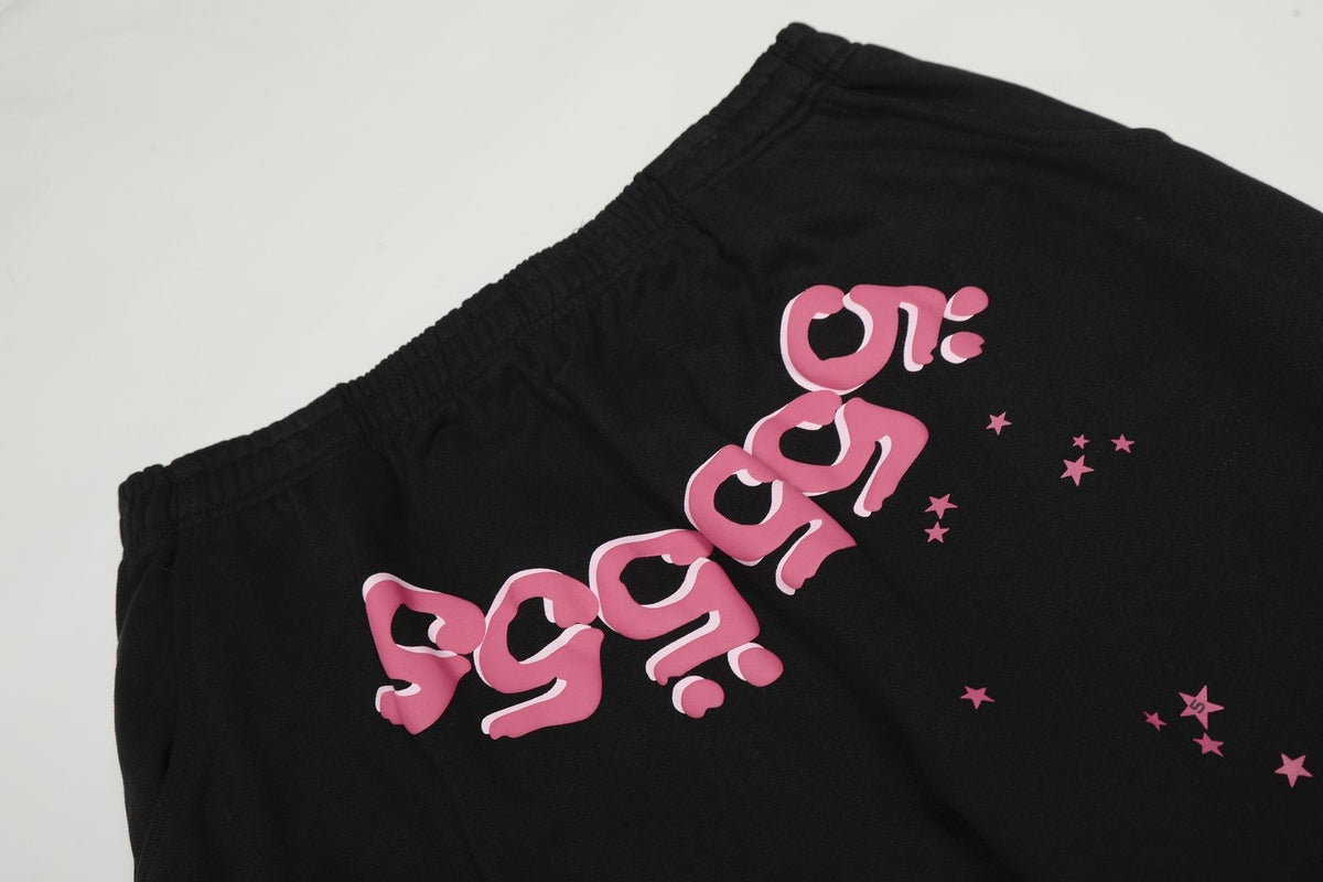Sp5der Spiderweb Graphic Hoodie & Sweatpants Matching Set ¡ª detail