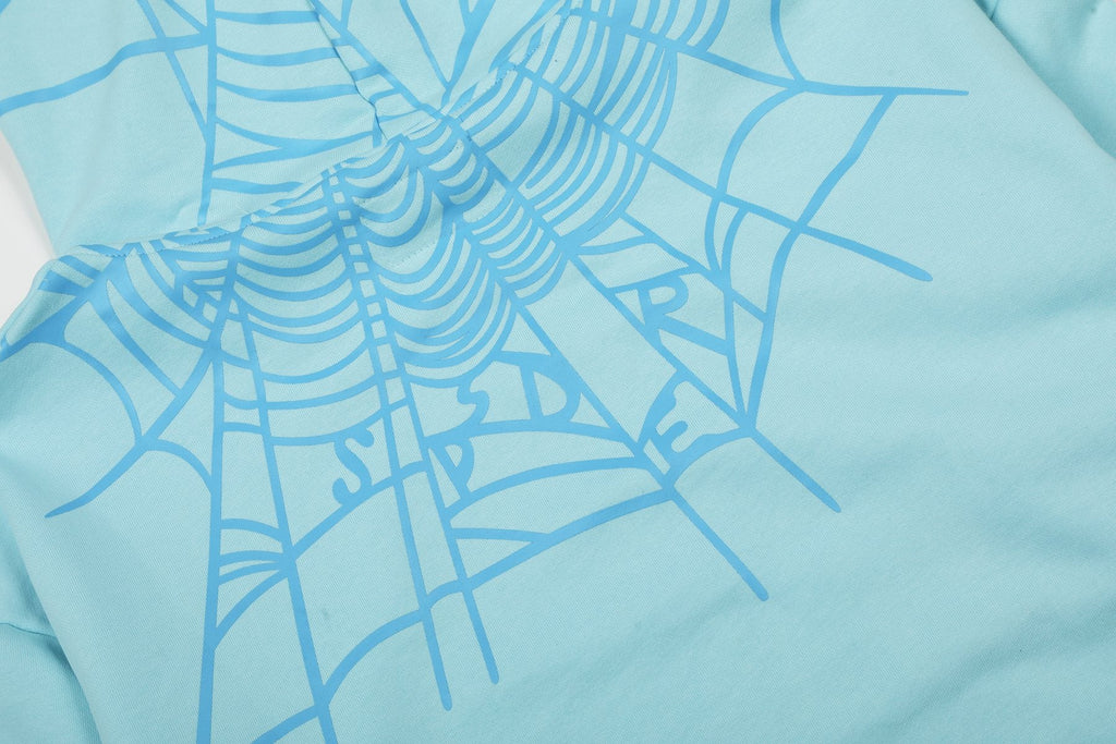 Sp5der Spiderweb Graphic Hoodie & Jogger Matching Set ¡ª detail