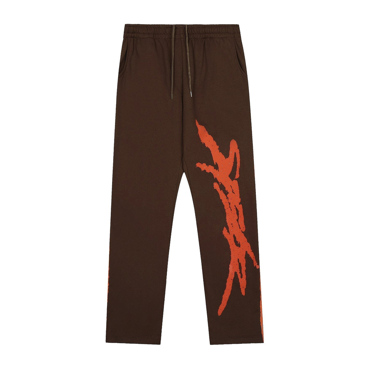 Sp5der Graphic Hoodie & Sweatpants Matching Set ¡ª front