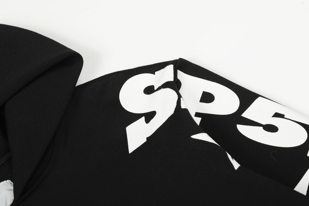 Sp5der Star Graphic Zip Hoodie & Pants Matching Set ¡ª detail