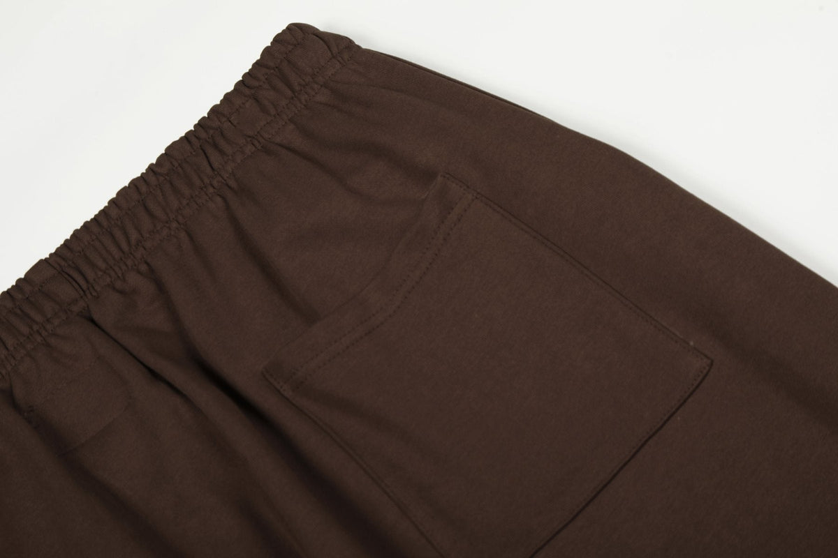 Sp5der Brown Blue Graphic Hoodie & Sweatpants Matching Set ¡ª detail