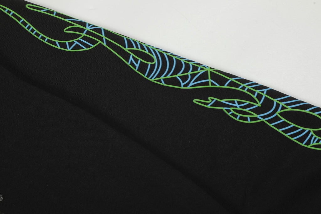 Sp5der Portrait Graphic Hoodie & Jogger Matching Set ¡ª detail