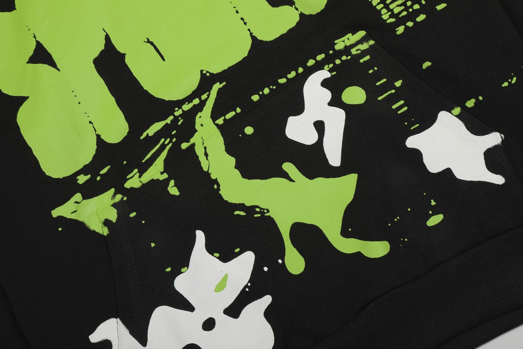 Sp5der Web Graphic Hoodie & Sweatpants Matching Set ¡ª detail