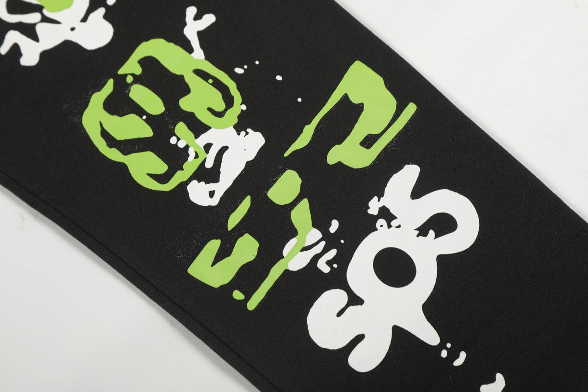 Sp5der Web Graphic Hoodie & Sweatpants Matching Set ¡ª detail