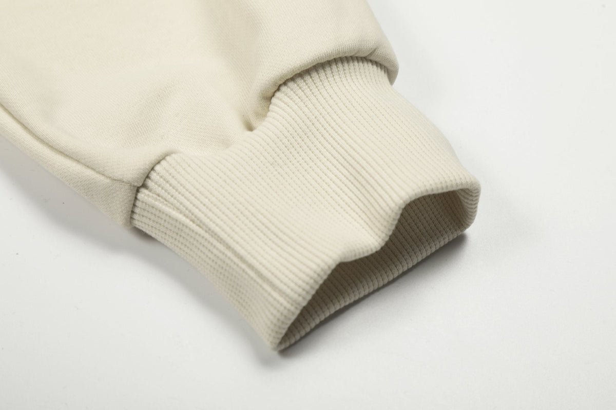 Sp5der Cream Graphic Hoodie & Sweatpants Matching Set ¡ª detail