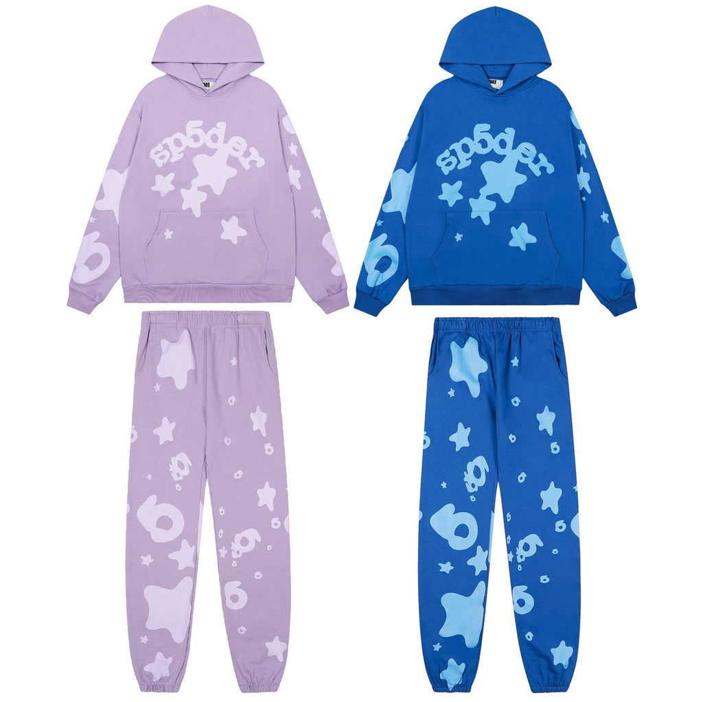 Sp5der Star Graphic Hoodie & Jogger Matching Set ¡ª comparison