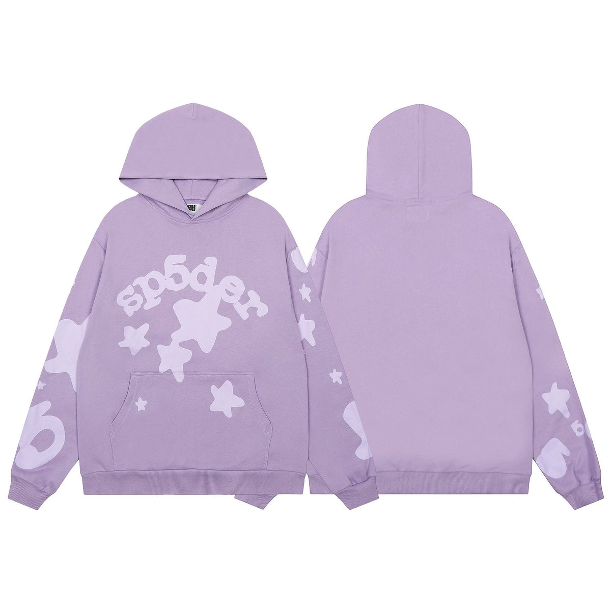 Sp5der Star Graphic Hoodie & Jogger Matching Set ¡ª front