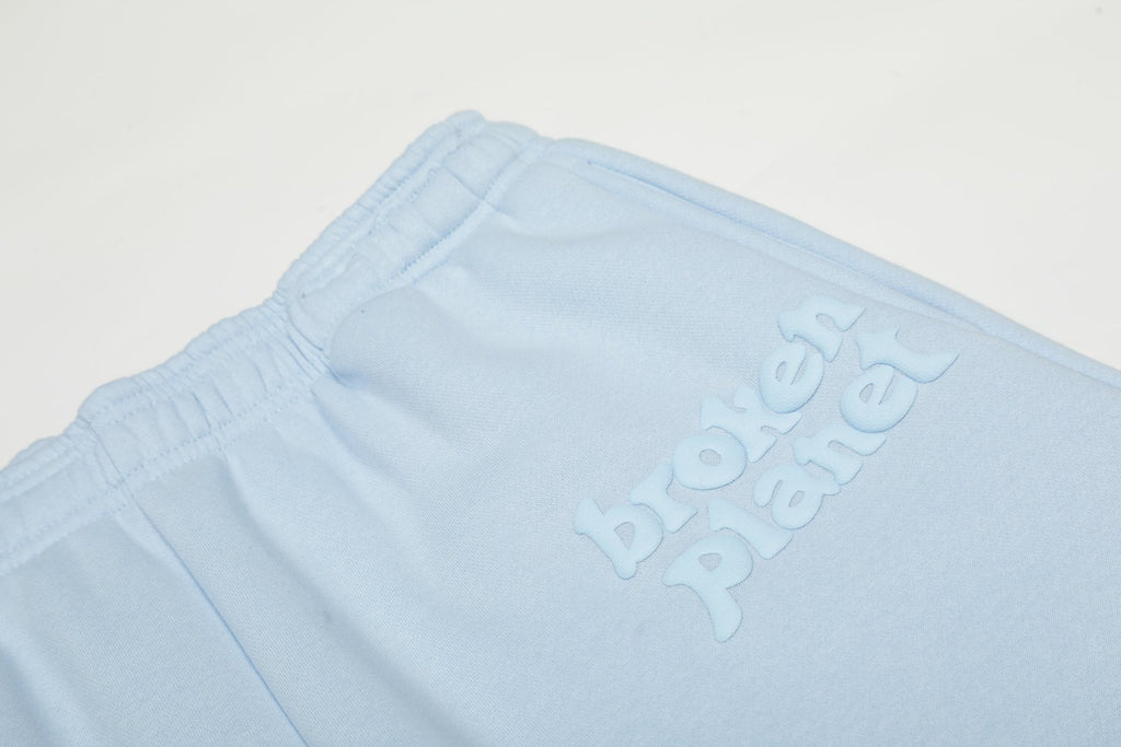 Sp5der Light Blue Tonal Graphic Zip Hoodie & Sweatpants Set ¡ª detail