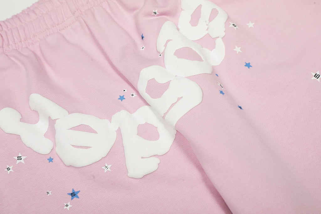 Sp5der Spiderweb Graphic Hoodie & Sweatpants Matching Set ¡ª detail