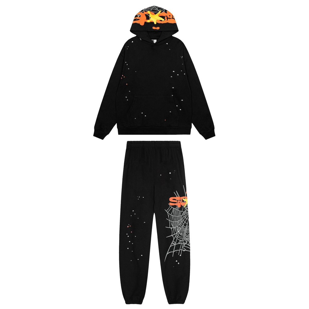 Sp5der Spiderweb Graphic Hoodie & Jogger Matching Set ¡ª hero