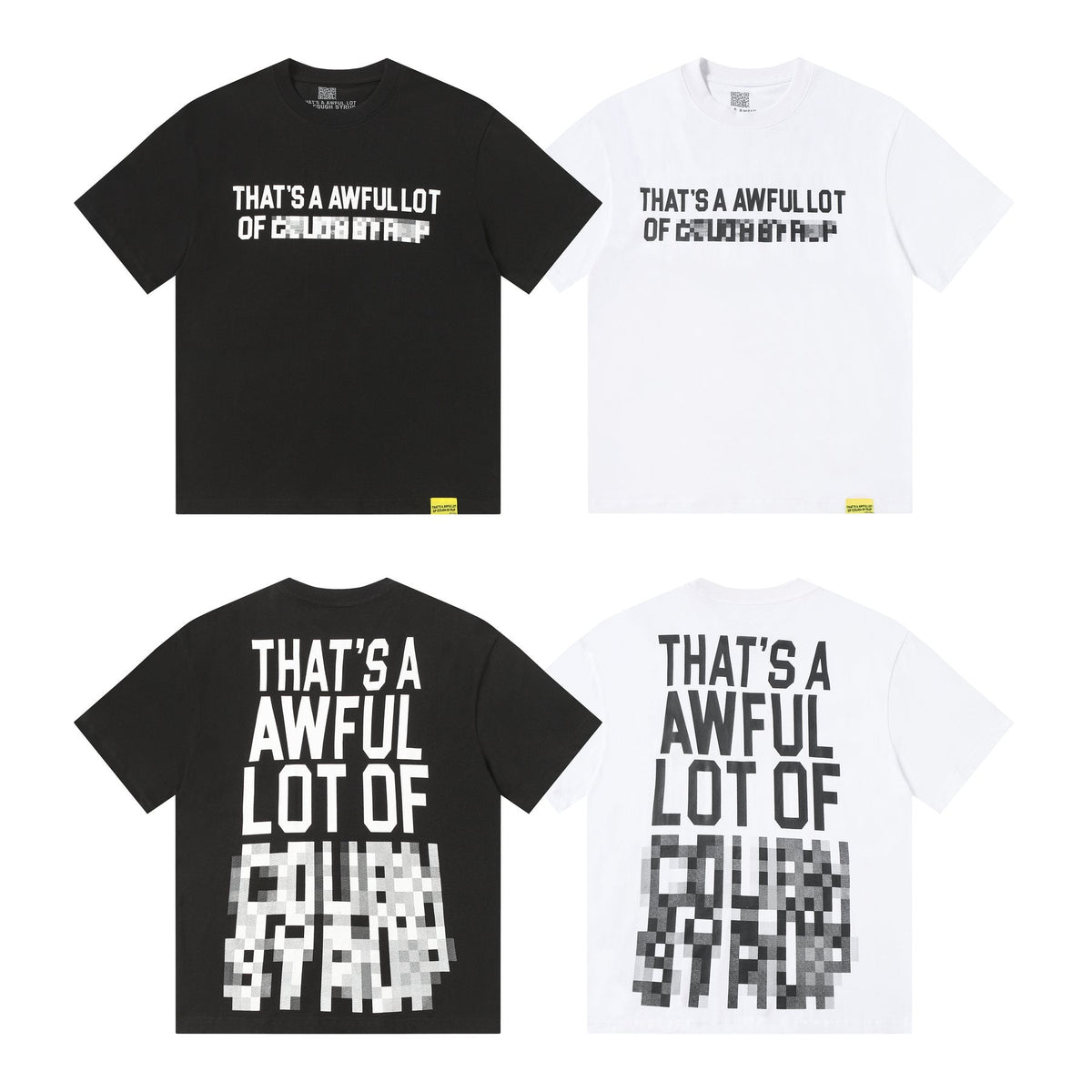 THAT'S A AWFUL LOT OF COUGH SYRUP Back Text Graphic T-Shirt ¡ª comparison