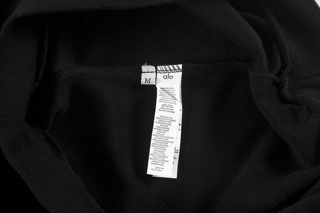 alo Logo Graphic Hoodie & Sweatpants Matching Set ¡ª neck_label