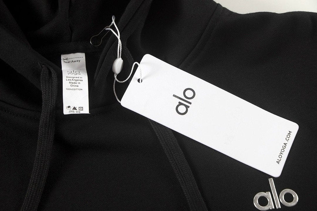 alo Logo Graphic Hoodie & Sweatpants Matching Set ¡ª hang_tag