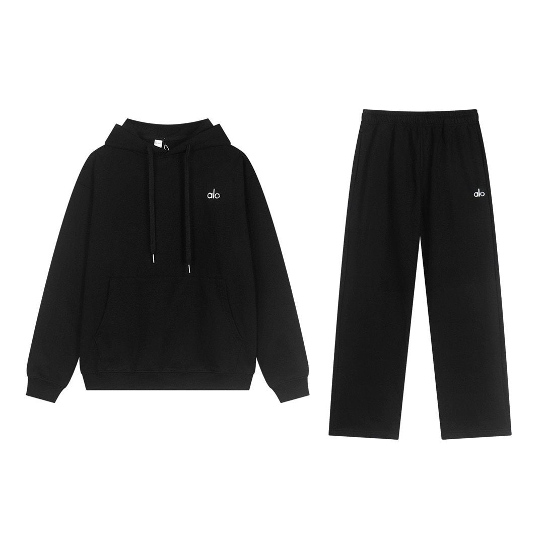 alo Logo Graphic Hoodie & Sweatpants Matching Set ¡ª hero