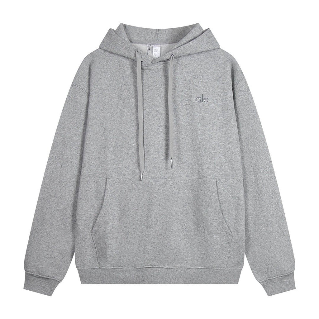 alo Logo Graphic Hoodie & Sweatpants Matching Set ¡ª front