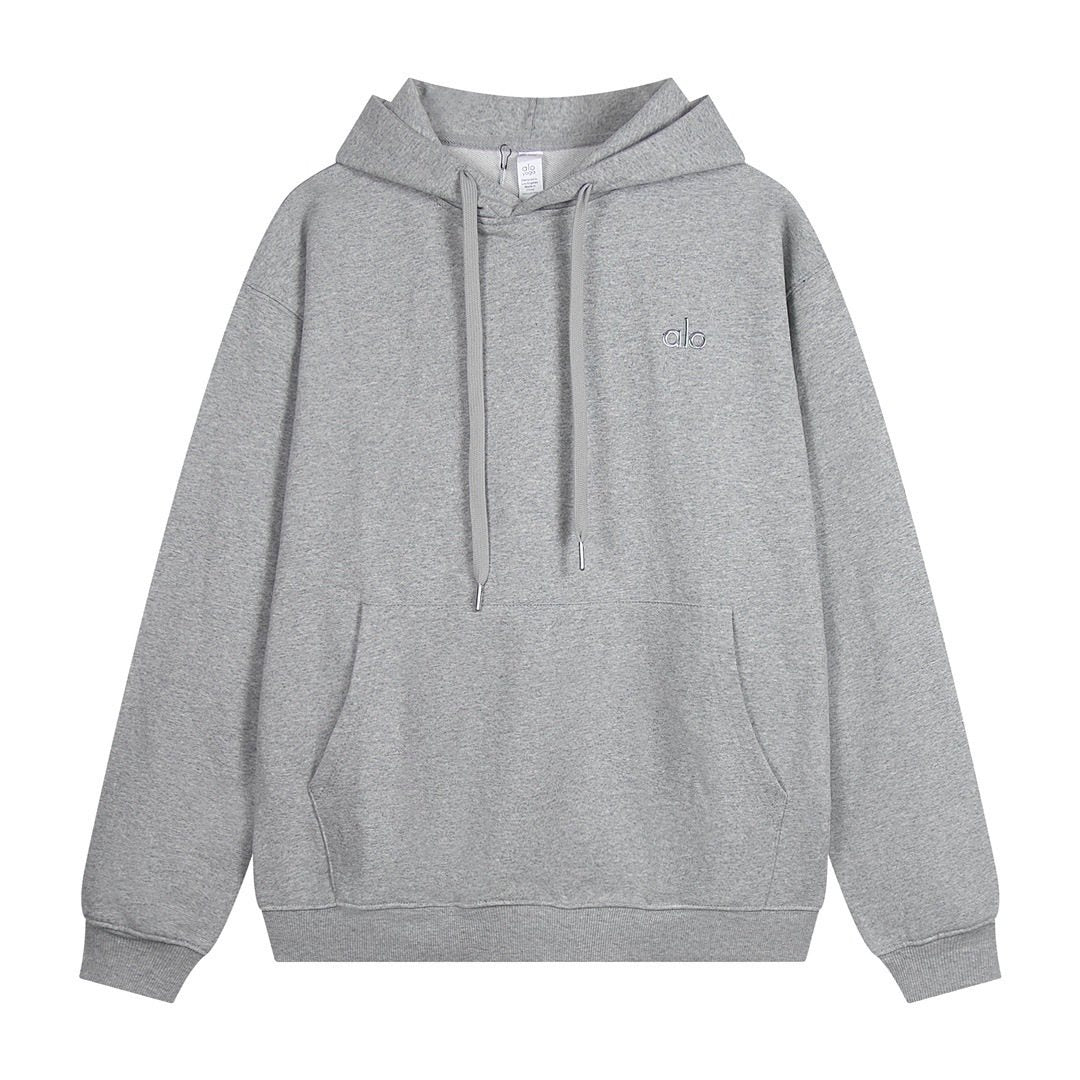 alo Logo Graphic Hoodie & Sweatpants Matching Set ¡ª front