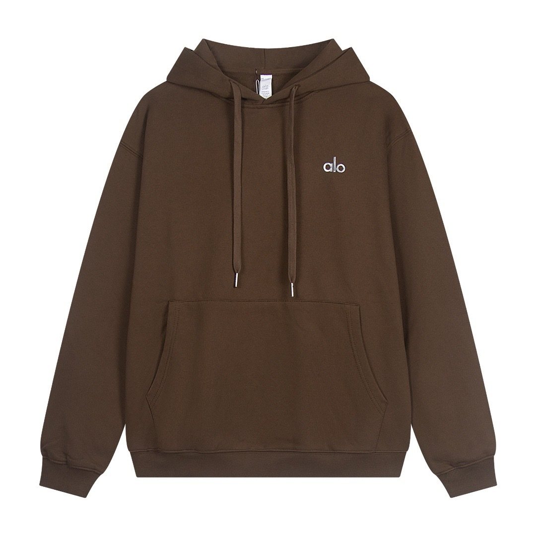 alo Logo Graphic Hoodie & Sweatpants Matching Set ¡ª front