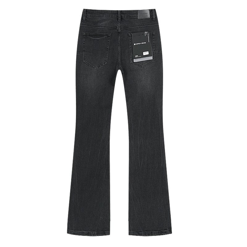 Purple Brand Black Washed Rhinestone Detail Jeans ¡ª back