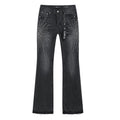 Purple Brand Rhinestone Sunburst Flare Jeans ¡ª hero