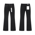 Purple Brand Black Rhinestone Stripe Flared Jeans ¡ª hero