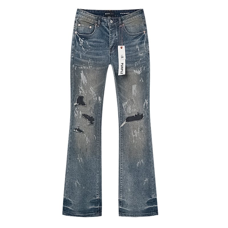 Purple Brand Distressed Flare Jeans ¡ª hero