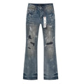 Purple Brand Distressed Flare Jeans ¡ª hero
