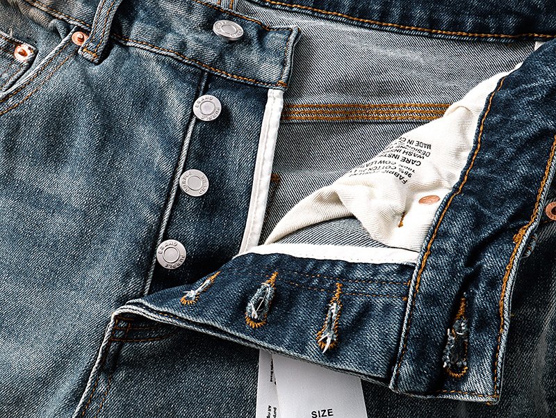 Purple Brand Distressed Flare Jeans ¡ª detail