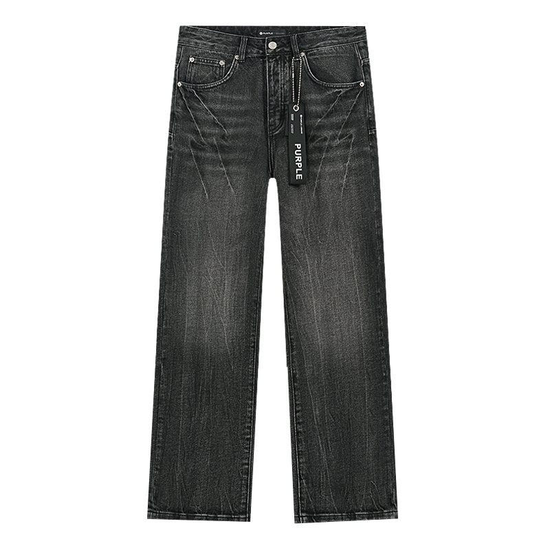 Purple Brand Washed Black Jeans ¡ª front