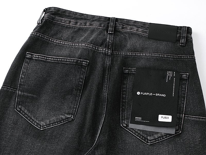 Purple Brand Washed Black Jeans ¡ª detail