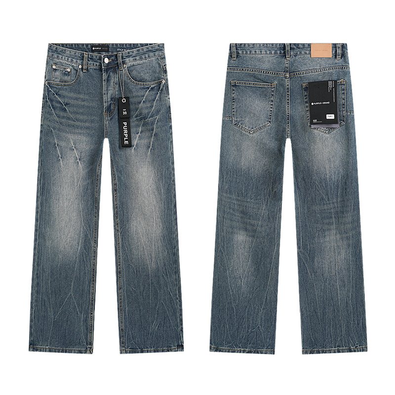 Purple Brand PU807 Washed Blue Distressed Jeans ¡ª hero