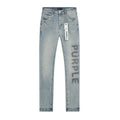 Purple Brand Light Blue Leg-Graphic Jeans ¡ª front